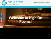 Tablet Screenshot of highonpoems.com